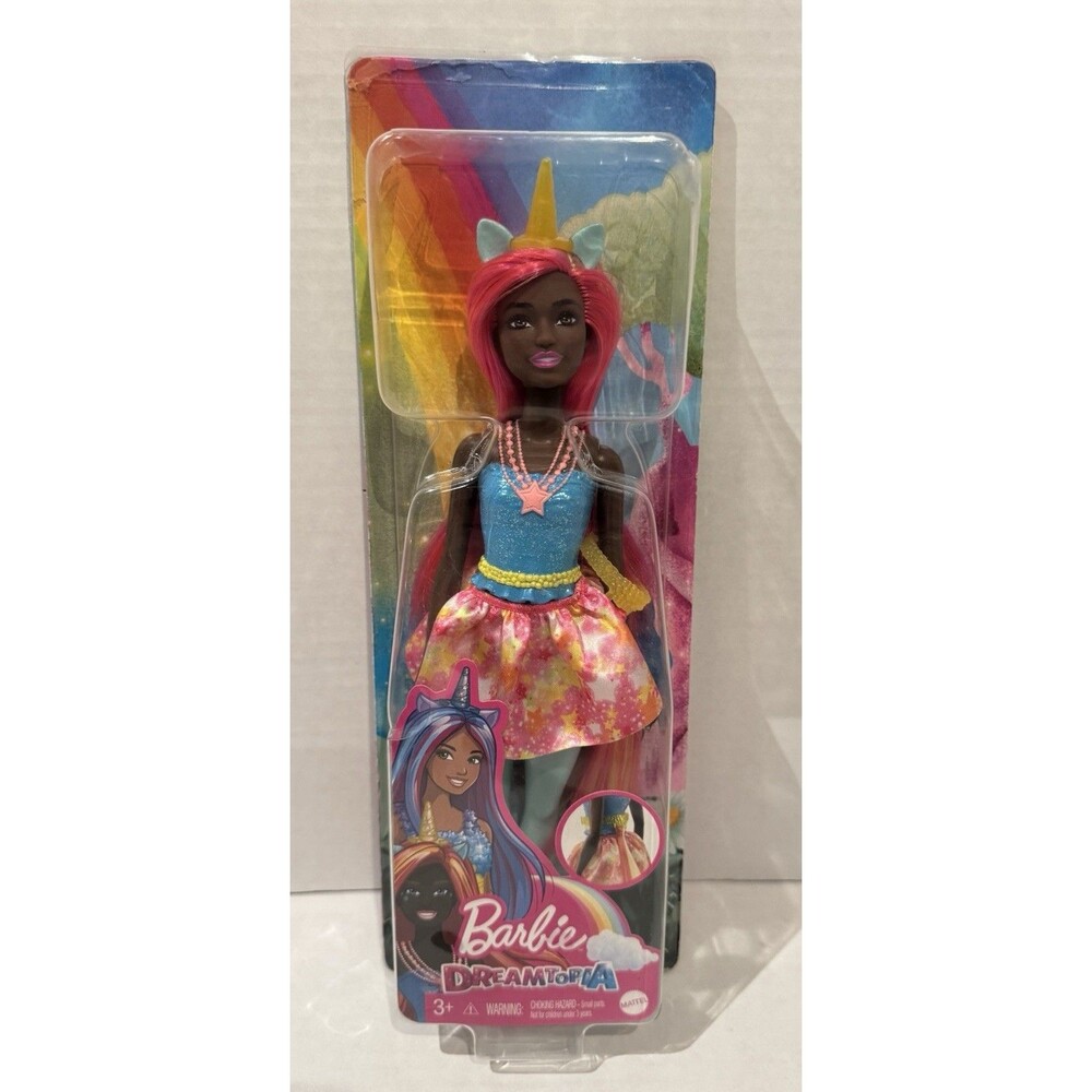 2022 Mattel Barbie Dreamtopia Unicorn #HGR19 Barbie Doll African American